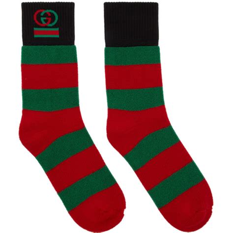 Gucci striped socks cat